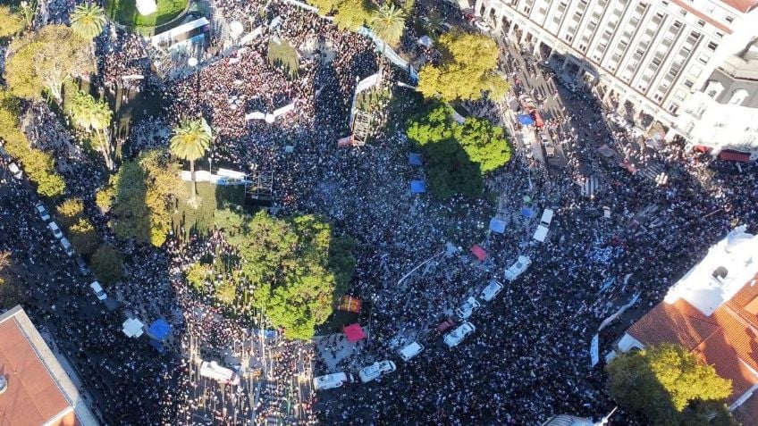 La UBA estimó 500 mil manifestantes en CABA y el Gobierno reconoció 150 mil
