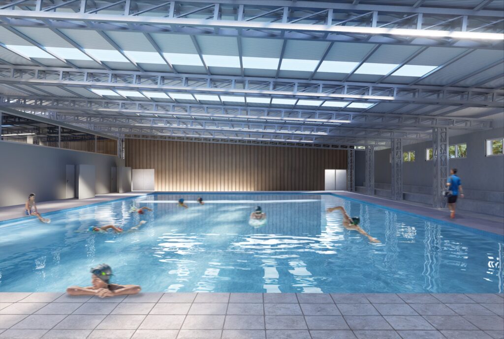 Avanza la construcción de un nuevo Polideportivo en Chacarita