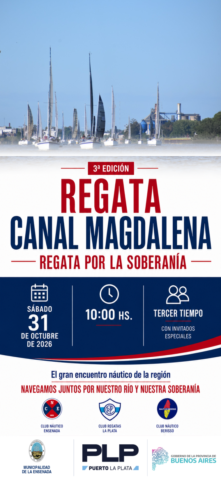 La Regata Canal Magdalena vuelve a unir deporte, comunidad y soberanía en el Río de la Plata